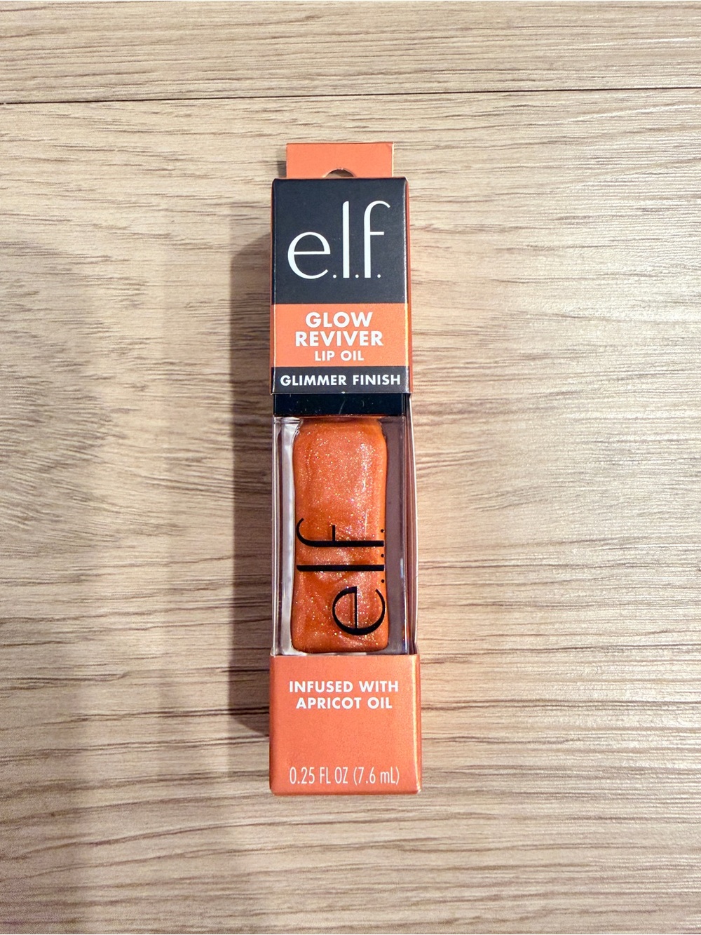 E.l.f Glow Reviver Lip Oil - Orange Glimmer Finish